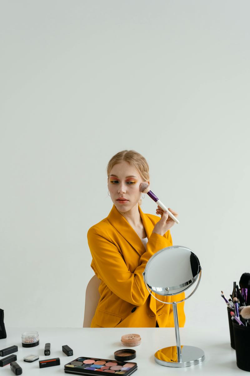 makeup application