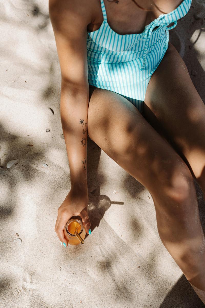 sunbathing skincare