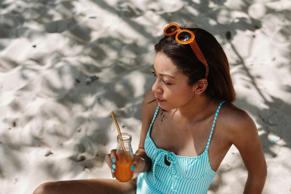 sunbathing skincare